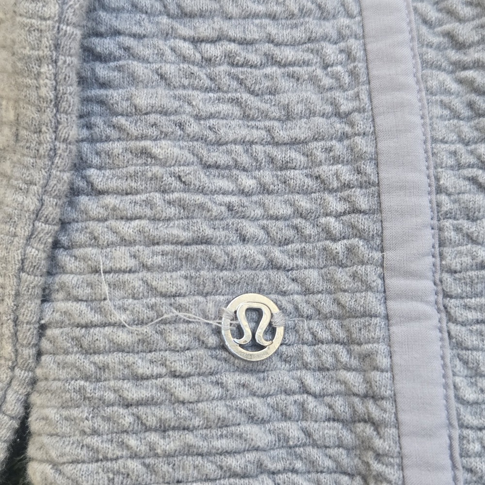 Lululemon On Repeat Bomber Jacket Women's Size 4 Gray - Picture 7 of 12